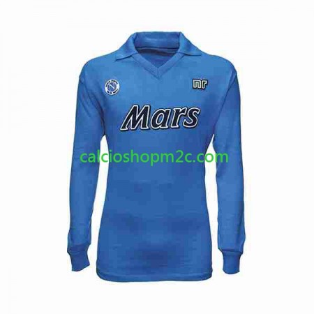 SSC Napoli 1989 Retro Maglia Prima 1990 Manica Lunga